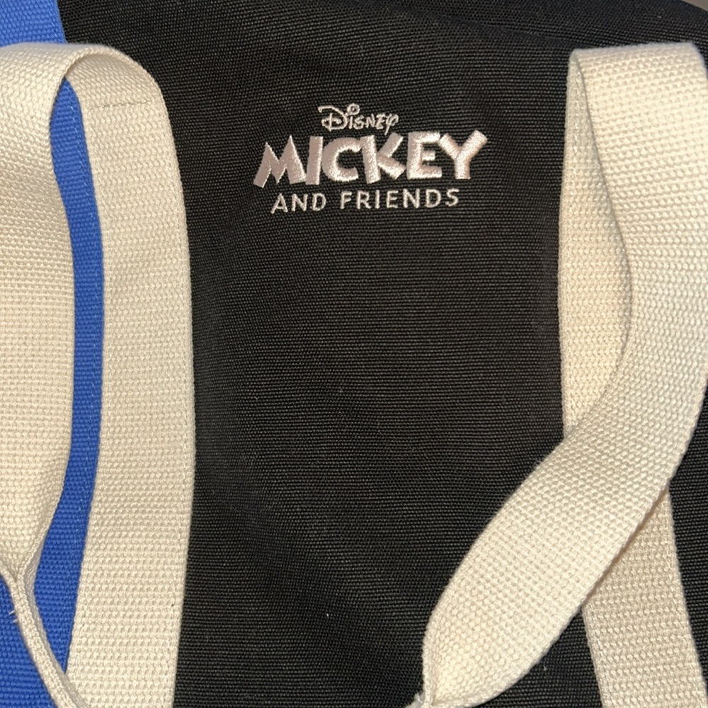 {Disney} Mickey and Friends x CAMP Kids Canvas Duffel Bag - Black and Red - Picture 7 of 10